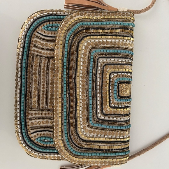 Boho Embroidered Crossbody Bag - Picture 3 of 9